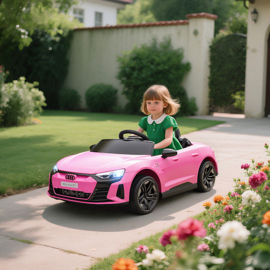 HomCom Electric One-Seater Car with Remote Control 12 Volt Pink