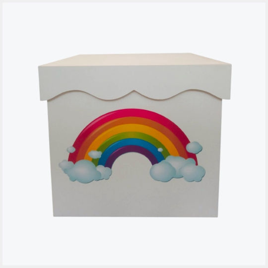 WoodStudio Cutie Botez din Lemn 40x40x36εκ.