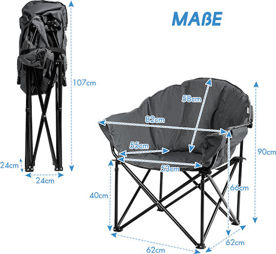 Costway Chair Beach Gray