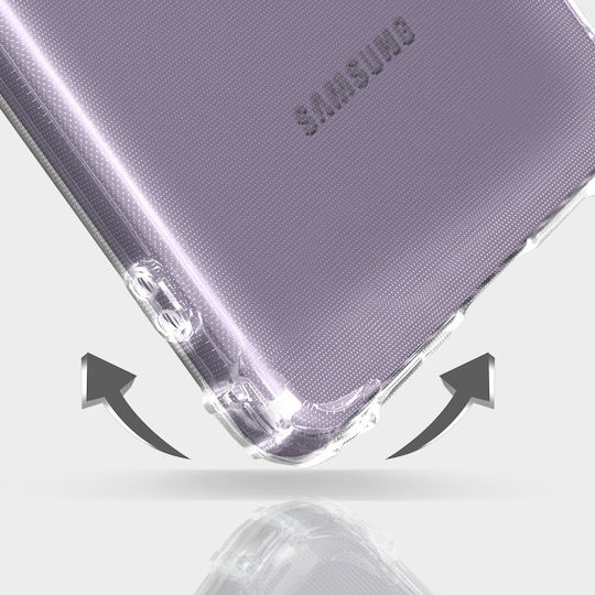 Samsung Galaxy S21 FE Weiche Silikon Bumper Ecken Akashi Klare Handyhülle