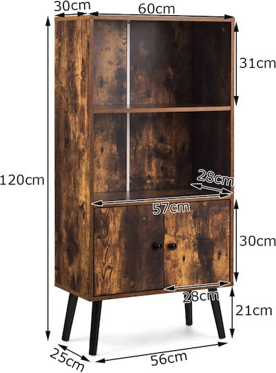 Bibliotecă Maro 60x30x120 cm