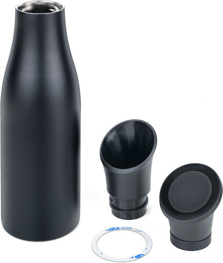 Troika Μπουκάλι Θερμός 550ml Μαύρο