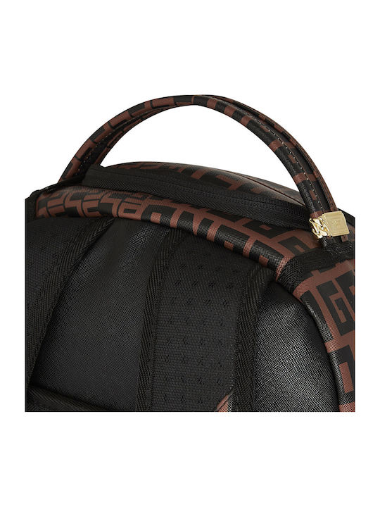 Sprayground DLXSV School Bag Backpack Junior High-High School Brown with Water Bottle Holder
