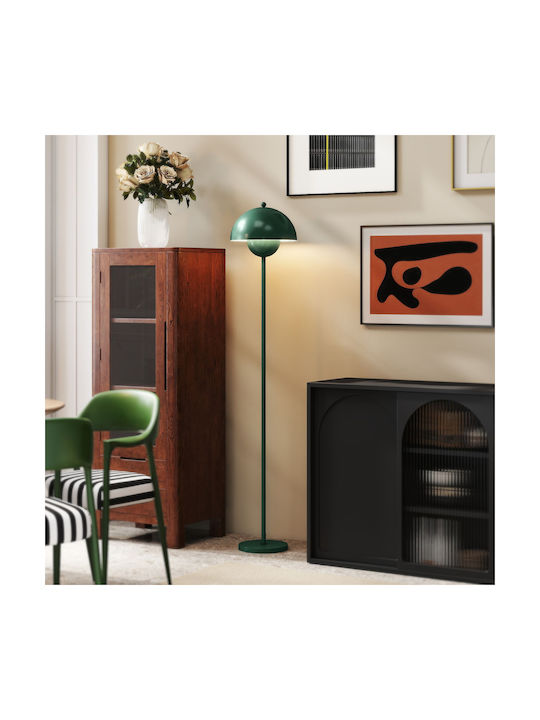 HomCom Floor Lamp H155xW30cm. with Socket for Bulb E27 Green