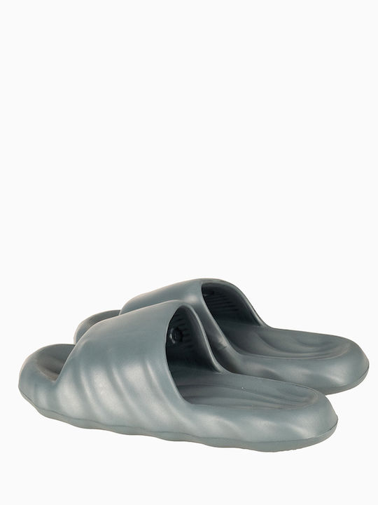 Men's Light Blue Slides