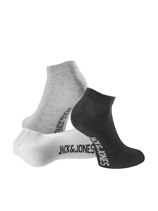 Jack & Jones Men's Solid Color Socks Black 12Pack
