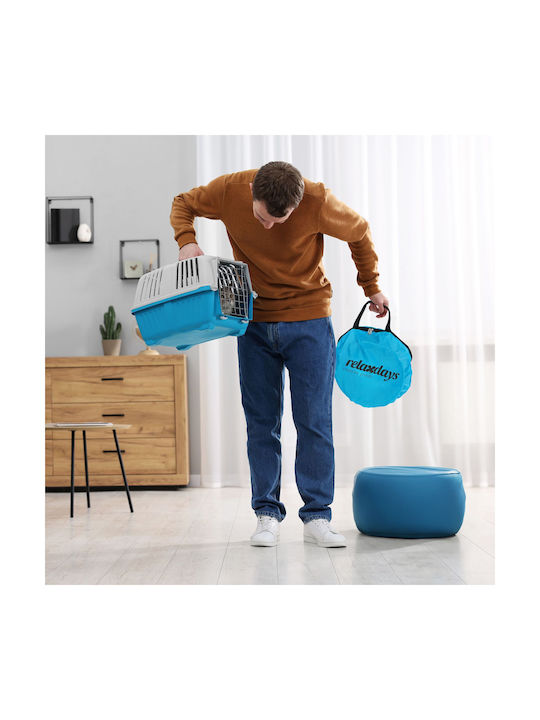 Katzenspielzeug Cat Play Tunnel Relaxdays Faltbar 88cm x 25cm Graues