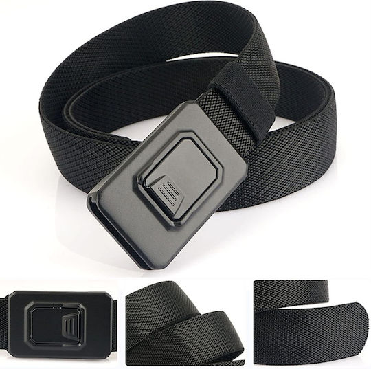 Мъжки Колан Военен Тип Molle Nylon Tactical Шест Цвята Катарама Quick Release Onesize Син Gy9q