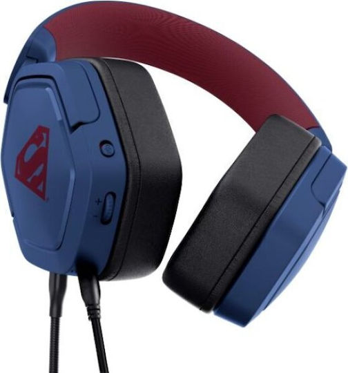 Trust Superman GXT416M Carus Over Ear Gaming Headset with Connection 3.5mm Blue