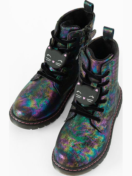 Kids Boots with Zipper Black