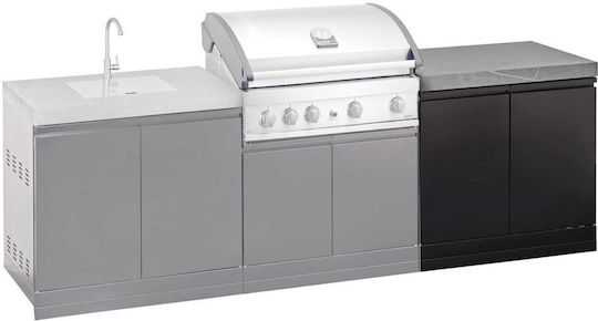Grandhall Außenküchenmodul Arbeitsplatten Stauraum Grandhall K01000292w