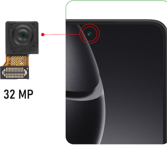 Relife Frontkamera Xiaomi 14t Xiaomi 14t Pro Selfie-Sensor Schwarz