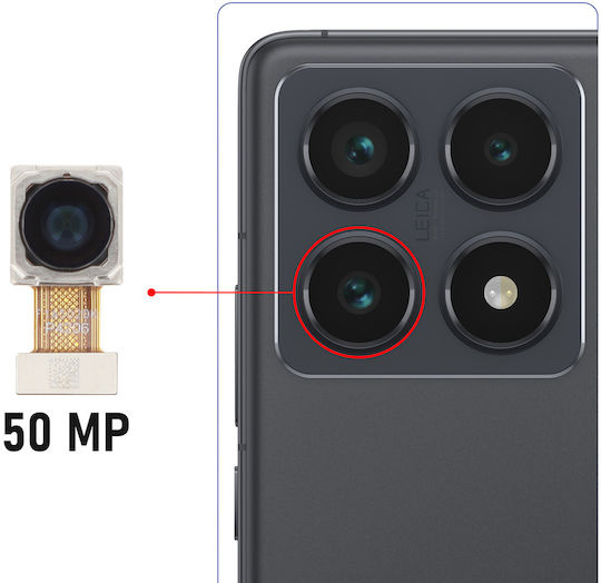 Relife Rear Camera Xiaomi 14t Pro Black