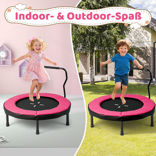 Costway Trampolină pentru copii Diametru 77cm cu Mâner