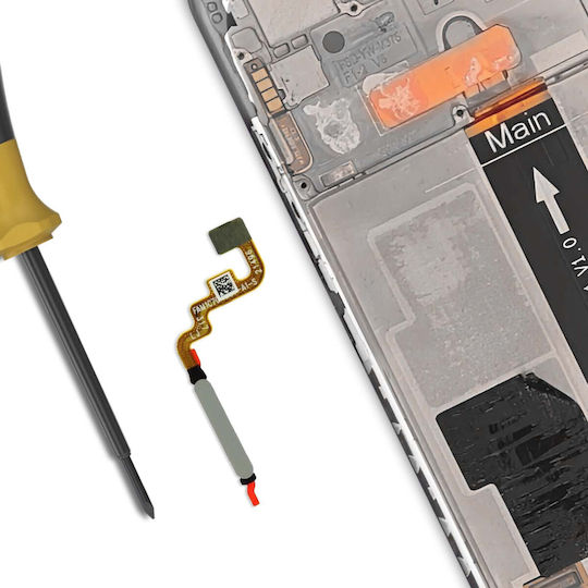 Cititor Amprentă Digitală Clappio Xiaomi Redmi Note 11S Alb