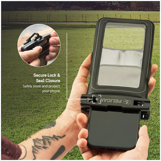 Case Mate Pelican Marine Series Водоустойчив Калъф за Смартфон с Подвижна Каишка Черен