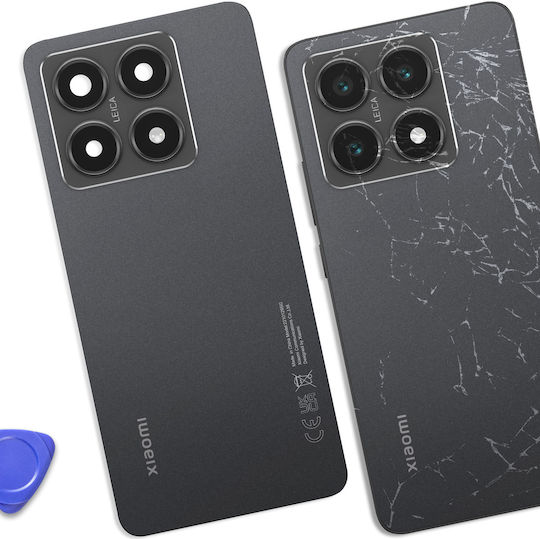 Xiaomi Rear Window Xiaomi 14t Original Service Pack Black
