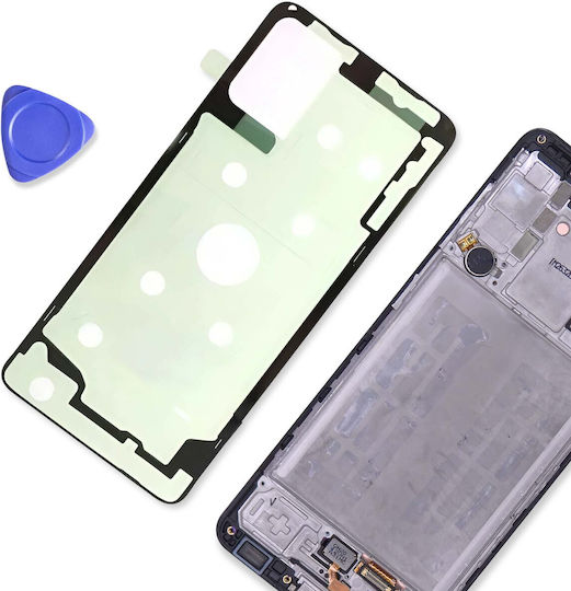 Clappio Klebe Rückseite Fenster Samsung Galaxy A31 Solide Befestigung Transparente