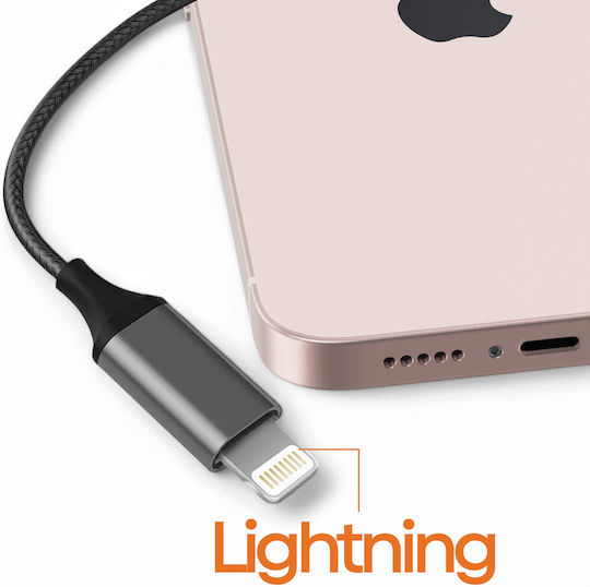 Linq Wired Earphones Lightning Semi-intra-auicular Black