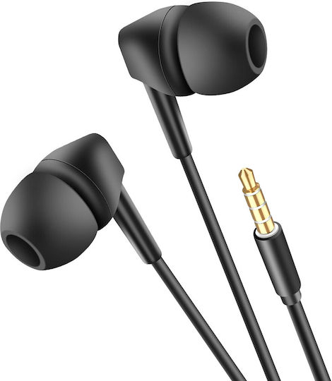 Inkax 3.5 Mm Wired Headphones Built-in Microphone Black