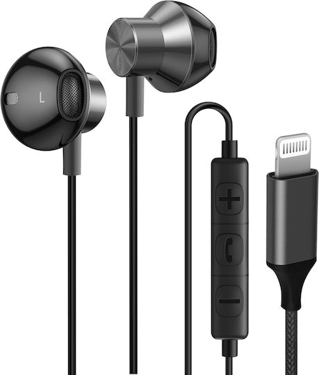 Linq Wired Earphones Lightning Semi-intra-auicular Black