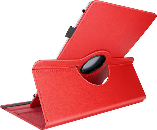 Avizar Universelle Tablet Hülle 13 Zoll 360° Drehbar Klappdeckel Rote