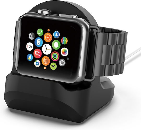 Eko Robuster Einfach Zu Verwenden Tpu Ladegerät Für Apple Watch Schwarzes