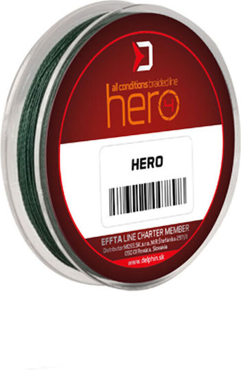 Delphin Hero X4 Green Fishing Filament 300m 0.400mm 101000990