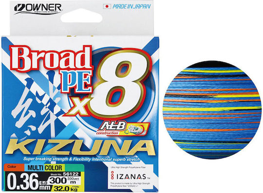 Owner Kizuna Multicolor Fishing Filament 500m 0.290mm 56123-29