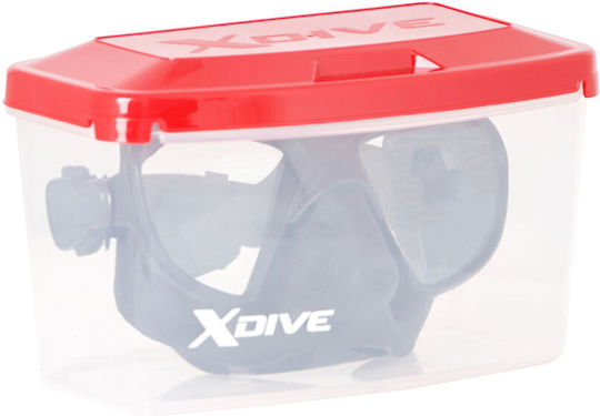 XDive Rainbow Tauchmaske aus Silikon Schwarz