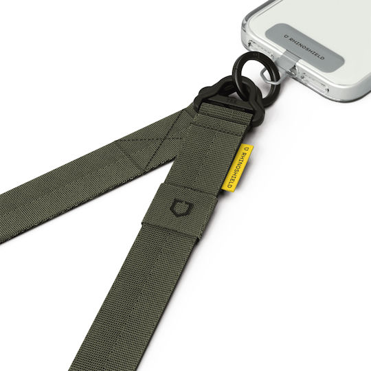 Rhinoshield Adjustable Woven Nylon Phone Neck Strap Khaki