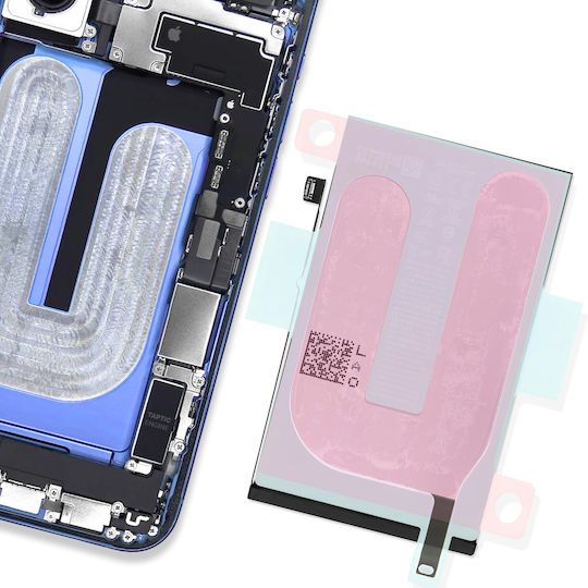 Clappio Adhesive Battery Iphone 16 Solid Mount Transparent
