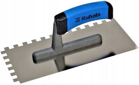 Kubala Spatel Kunststoff Gezahnte 130x270mm mit Kunststoffgriff 0201