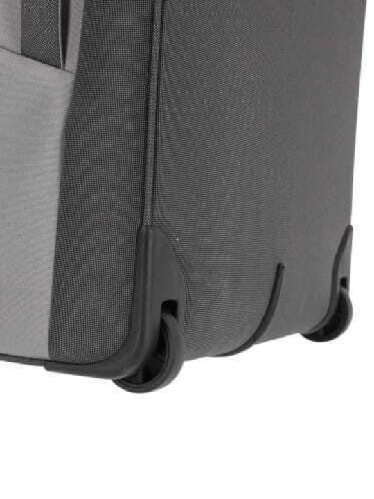 Travelite Valiză De Călătorie Cabina Material Textil Gri Neagră Cu 2 Roți Înălțime 55 Cm