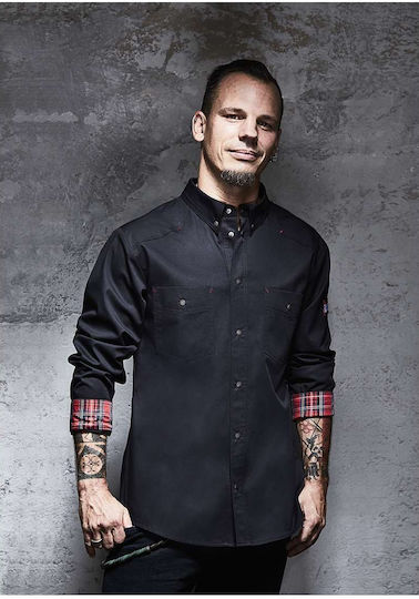 Rock Chef Coat Chef Black