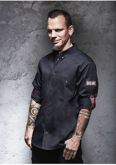 Rock Chef Coat Chef Black
