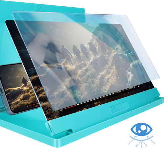 Avizar 12-Inch Screen Magnifier Smartphone HD Lens Blue
