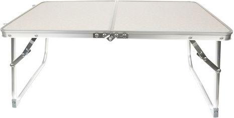 Trizand Table Aluminum for Camping Foldable in Case 40x26x26cm Beige