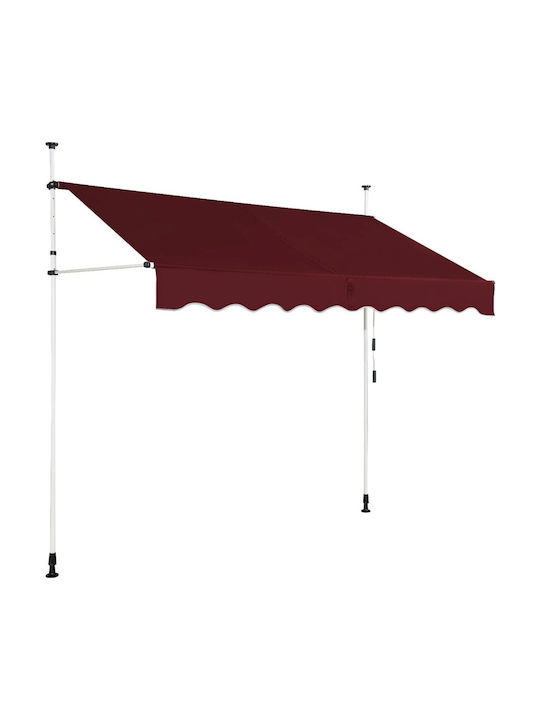 Costway Sunshade Roller Garden with LEDs 3.5x2m