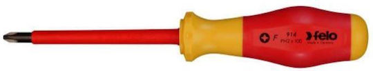 Felo Electrician VDE 1000V Long Screwdriver Cross