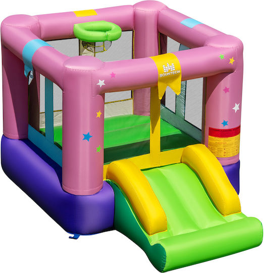Costway Inflatable Stars with Trampoline and Slide for 3-12 Years