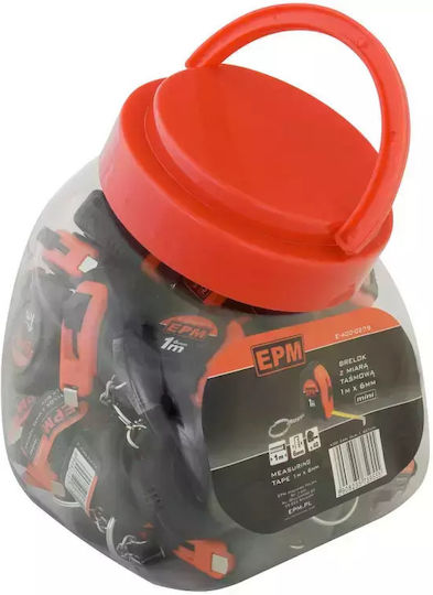 EPM Μετροταινία με Αυτόματη Επαναφορά 1m