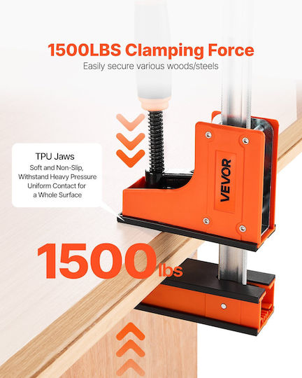 Vevor Bar Clamps Woodworking 2-Pack 76.2 Cm Parallel Clamp Set Even Pressure