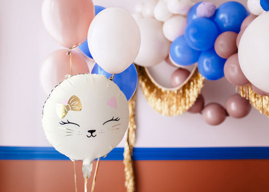 Balloon Foil Round Gold Kitten 45cm