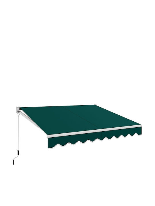 Costway Zelt Terrasse Grün 3x2.5m