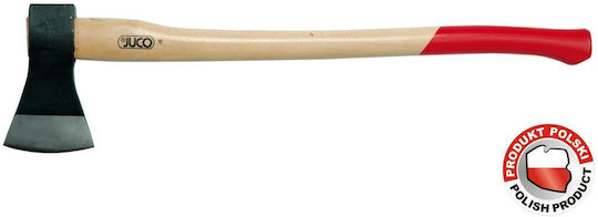 Juco 33022 Τσεκούρι Μήκους 80cm και Βάρους 1.8kg με Ξύλινη Λαβή