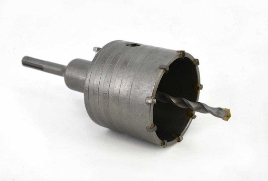 AWTools Ποτηροτρύπανo SDS Drill Bit Καρβιδίου Ξηρής Κοπής με Διάμετρο από 70mm έως 100mm για Μπετό και Τούβλο 860gr