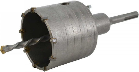 AWTools Ποτηροτρύπανo SDS Drill Bit Καρβιδίου Ξηρής Κοπής με Διάμετρο από 70mm έως 100mm για Μπετό και Τούβλο 860gr