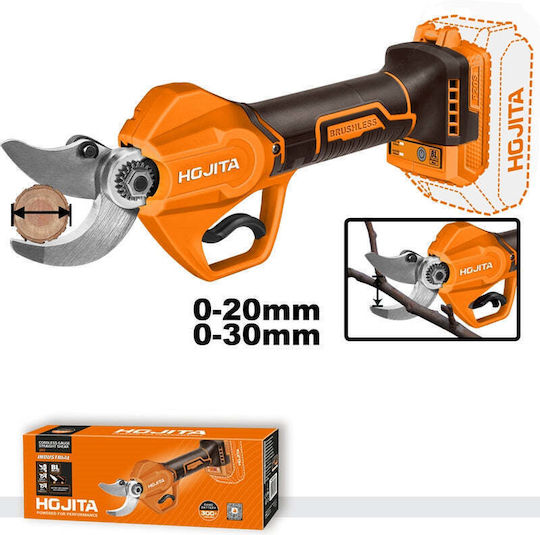 Hojita Pruning Shears Battery 20V Solo with Maximum Cutting Diameter 30mm
