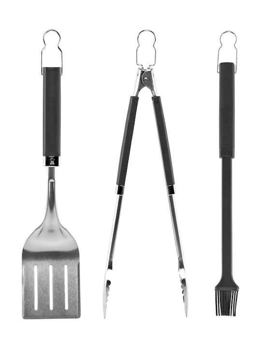 Weber Set of 3 BBQ Tools with Tongs, Spatula, and Basting Brush 6764